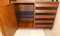 Mobile Bookcase with Wooden Uprights and Black Matt Finishes, 1970s, Set of 3 3