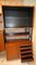Mobile Bookcase with Wooden Uprights and Black Matt Finishes, 1970s, Set of 3 9