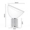 Aluminum and Glass Mouth Table Lamp from Flos 2