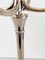 Extra Large Mid-Century Hotel Candleholder in Silver-Plated Bronze from WMF Germany 3