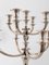 Extra Large Mid-Century Hotel Candleholder in Silver-Plated Bronze from WMF Germany 12