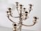 Extra Large Mid-Century Hotel Candleholder in Silver-Plated Bronze from WMF Germany 6