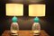 Lampade da tavolo grandi a forma di ananas in vetro di Murano verde smeraldo, set di 2, Immagine 6
