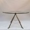 Glass & Iron Cugino Dining Table by Enzo Mari for Driade 2