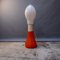 Italian Modern Floor Lamp with Orange Base from Mazzega, Image 5