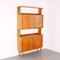 Mid-Century Glass & Oak Wall Unit, Image 1