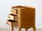 Mid-Century Fruitwood Bedside Tables, Set of 2 5