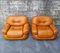 Mid-Century Leather Sapporo Armchairs from Mobil Girgi, Italy, 1970s, Set of 2, Image 2
