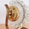 Mid-Century Modern Crystal Glass & Wood Wall Lamp, 1960s, Image 7