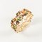 Gold Plated Enamelled Bracelet With Austrian Crystals by Joan Rivers, Image 1