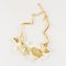 Gold Toned Necklace with Ivory Resin and Swarovski Crystals from Oscar De La Renta 4