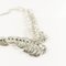 Pfauenfeder Halskette aus Versilbertem Metall von Oscar De La Renta 3