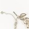 Pfauenfeder Halskette aus Versilbertem Metall von Oscar De La Renta 8