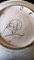 Italienische handbemalte Keramik Wandteller von Deruta, 3er Set 17