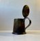 Art Deco Beer Mug in Patinated Bronze, 1930s, Image 2