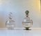 Vintage Spherical Italian Decanters in Glass, Set of 2, Image 1