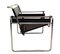 Italian Brown Leather Wassily B3 Armchair by Marcel Breuer for Gavina, 1960 3