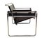 Italian Brown Leather Wassily B3 Armchair by Marcel Breuer for Gavina, 1960, Image 3