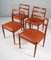 Anna Dining Chairs by Johannes Andersen for Uldum Møbelfabrik, Set of 4 2