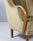 Viggo Boesen Style Lounge Chair in Lambswool by N.A. Jørgensen 3
