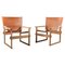 Safari Chair in Beech and Saddle Leather by Kai Winding, 1960s, Image 1