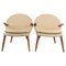 Teak Armchairs by Kurt Olsen for Glostrup for Møbelfabrik, 1960s, Set of 2 1