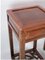 Tavolini con cassetto in legno scuro lucidato, Cina, set di 2, Immagine 4