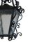 Mid-Century Wrought Iron & Glass Outdoor Lantern 5