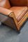 Club chair vintage in stile Art Déco in pelle color cognac, Olanda, Immagine 16