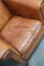 Club chair vintage in stile Art Déco in pelle color cognac, Olanda, Immagine 12