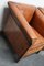 Club chair vintage in stile Art Déco in pelle color cognac, Olanda, Immagine 17