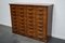 Mid-Century German Apothecary Cabinet or Bank of Drawers in Oak 7