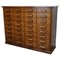 Mid-Century German Apothecary Cabinet or Bank of Drawers in Oak, Image 1