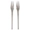 Caravel Bratengabeln aus Sterling Silber von Georg Jensen, 2er Set 1