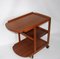 Mobile Vintage Bar aus Buche & Teak, 1970er 3