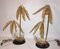 Gold Metal Table Lamps, 1960s, Set of 2, Image 7