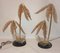 Gold Metal Table Lamps, 1960s, Set of 2 1