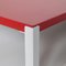 Minimalistic Modernist Coffee Table in Red and White, Image 9
