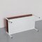 Minimalistic Modernist Coffee Table in Red and White, Image 7