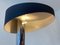 Italian Desk Lamp in Chromed Metal and Black Textured Lacquered Metal by Mario Bellini, 1960 10