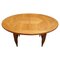 Vintage Dining Table in Light Oak by Guillerme & Chambron 5