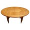 Vintage Dining Table in Light Oak by Guillerme & Chambron, Image 5