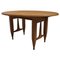 Vintage Dining Table in Light Oak by Guillerme & Chambron, Image 1