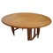 Vintage Dining Table in Light Oak by Guillerme & Chambron 2