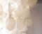 Lámpara de araña con conchas blancas de Verner Panton, años 60, Imagen 2