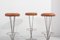 Danish Bar Stools by Piet Hein for Fritz Hansen, 1990s, Set of 6 4