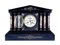 Antique Victorian Mantle Clock in Black Marble 10