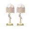 Vintage Hollywood Regency Lamps, Italy Mid 20th-Century, Set of 2 1