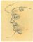 Mino Maccari, The Profile, Original Drawing, 1950s 1