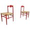 Italian Lacquered Dining Chairs, 1950s, Set of 2 1